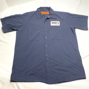 Red Kap TouchTrex Mens L S/S Mechanic Shirt Moe’s